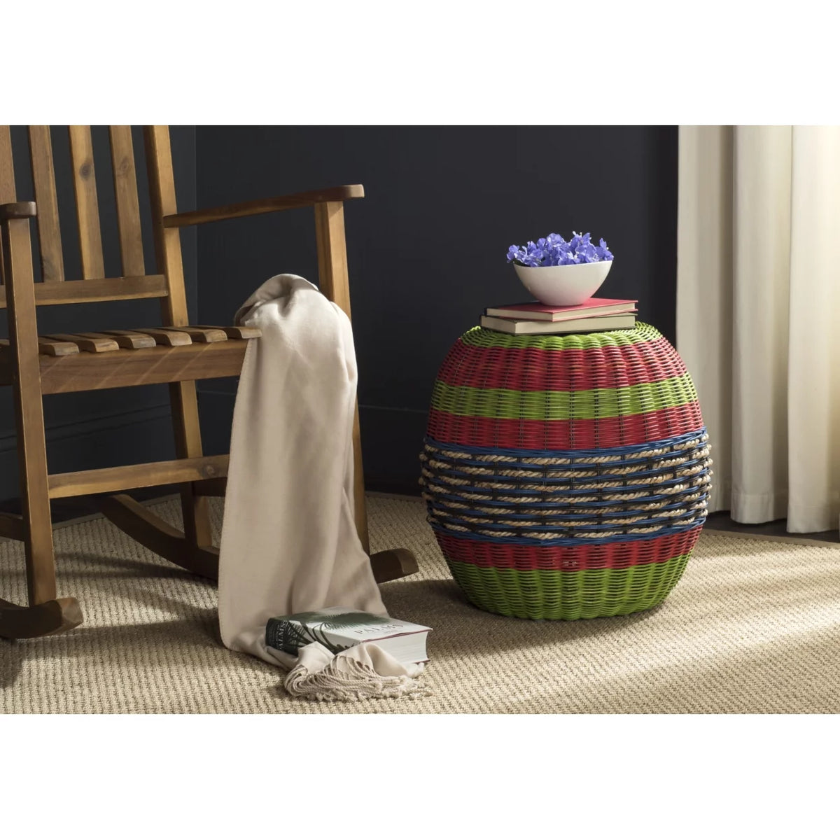 Wicker End Table Y473625