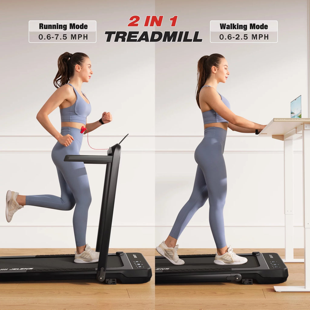 2 in 1 Incline Treadmill Walking Pad F989