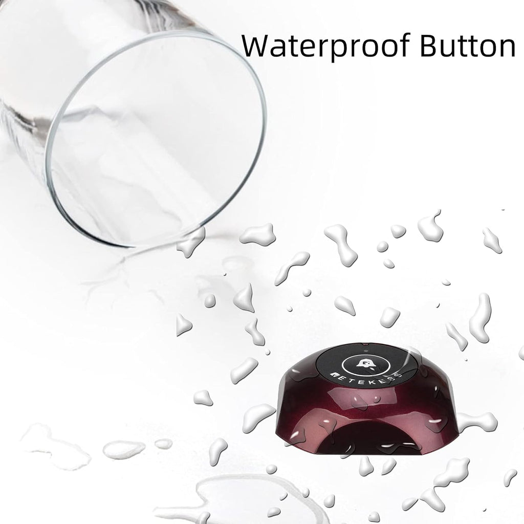 5 1-Key Call Button Caregiver Pager System R99993