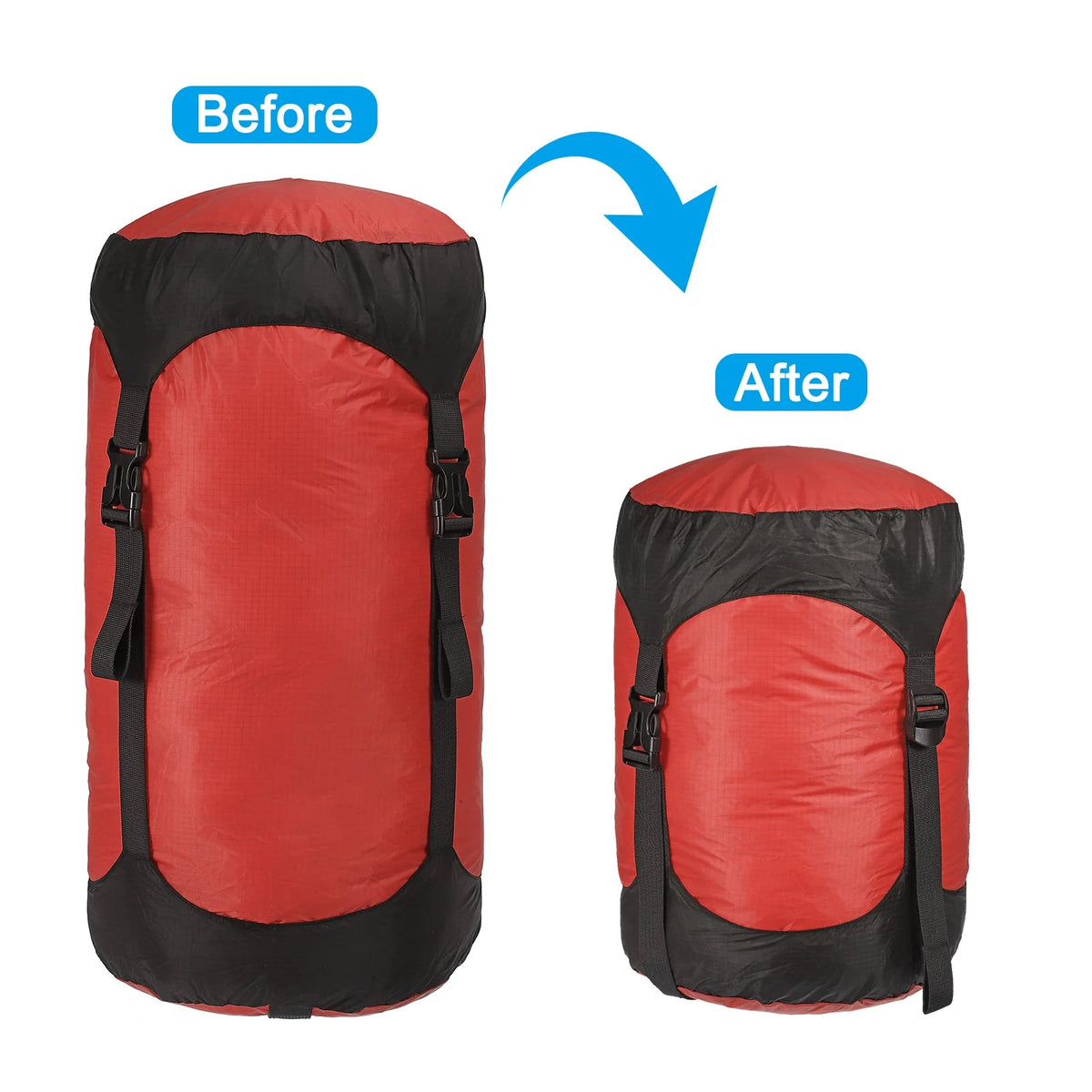 Red 25L Waterproof Compression Stuff Sack Q801