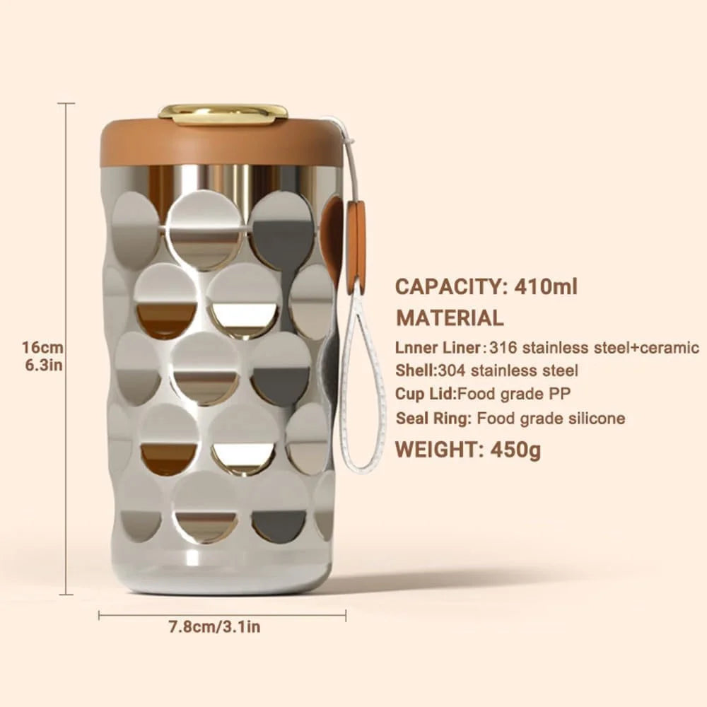 Smart Coffee Thermos with Temperature Display, 450ml P986835