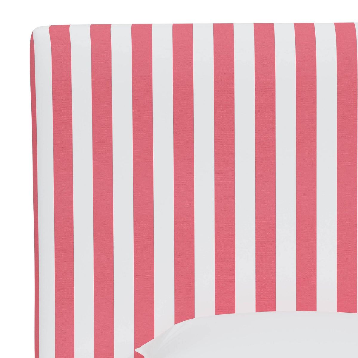 Twin Kids' Headboard Canopy Striped Bubblegum Y235562