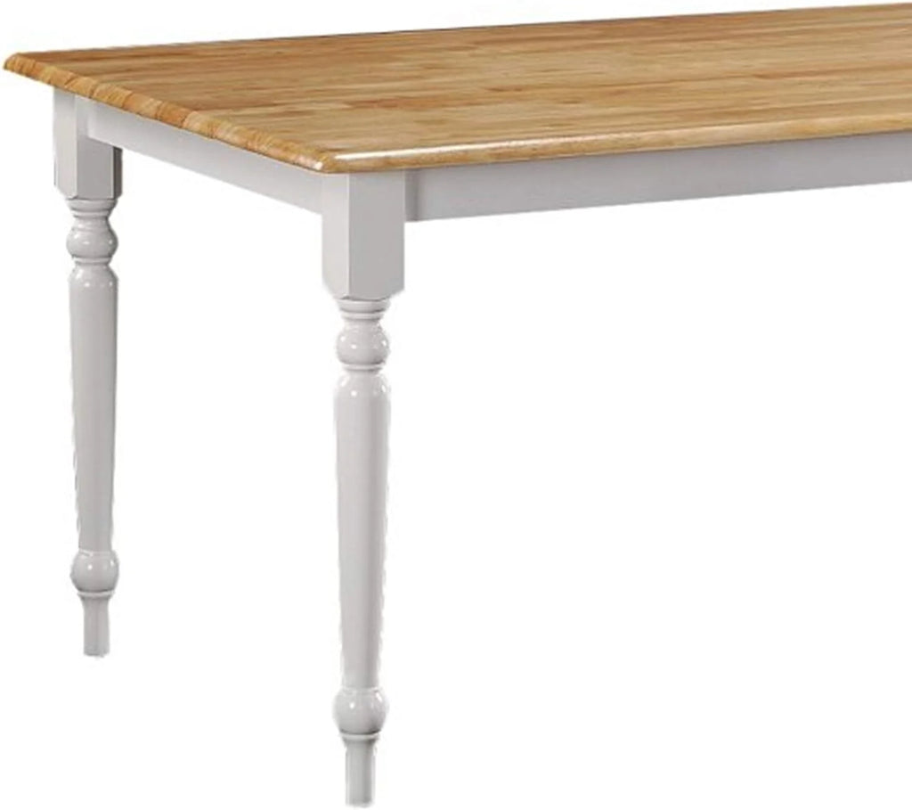 Brown and White Wooden Dining Table R291631