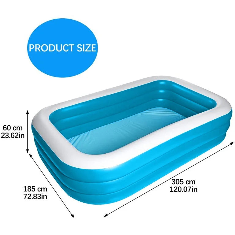 Inflatable Swimming Pool, 120" X 72" X 23" K672172