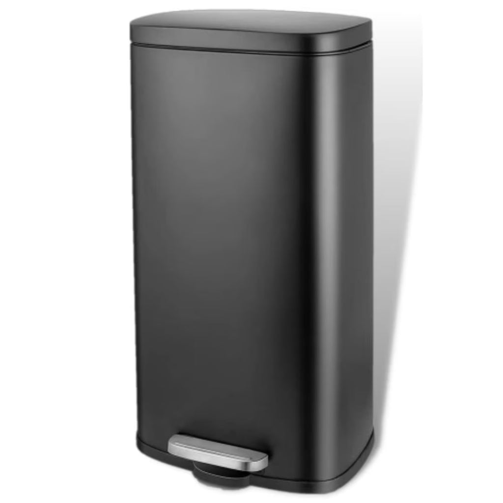 Black Stainless Steel Trash Can D13212