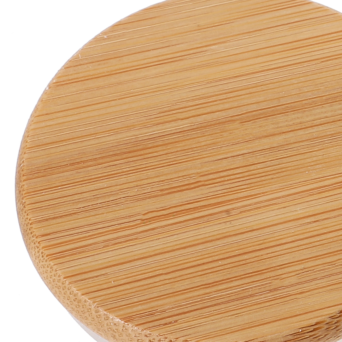 5 Pcs Glass Dome Display Case with Bamboo N73247