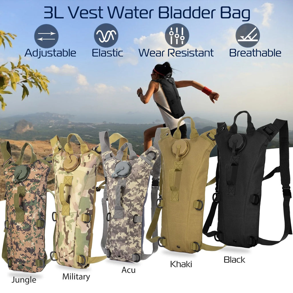 Black 3L Hydration Backpack G22818