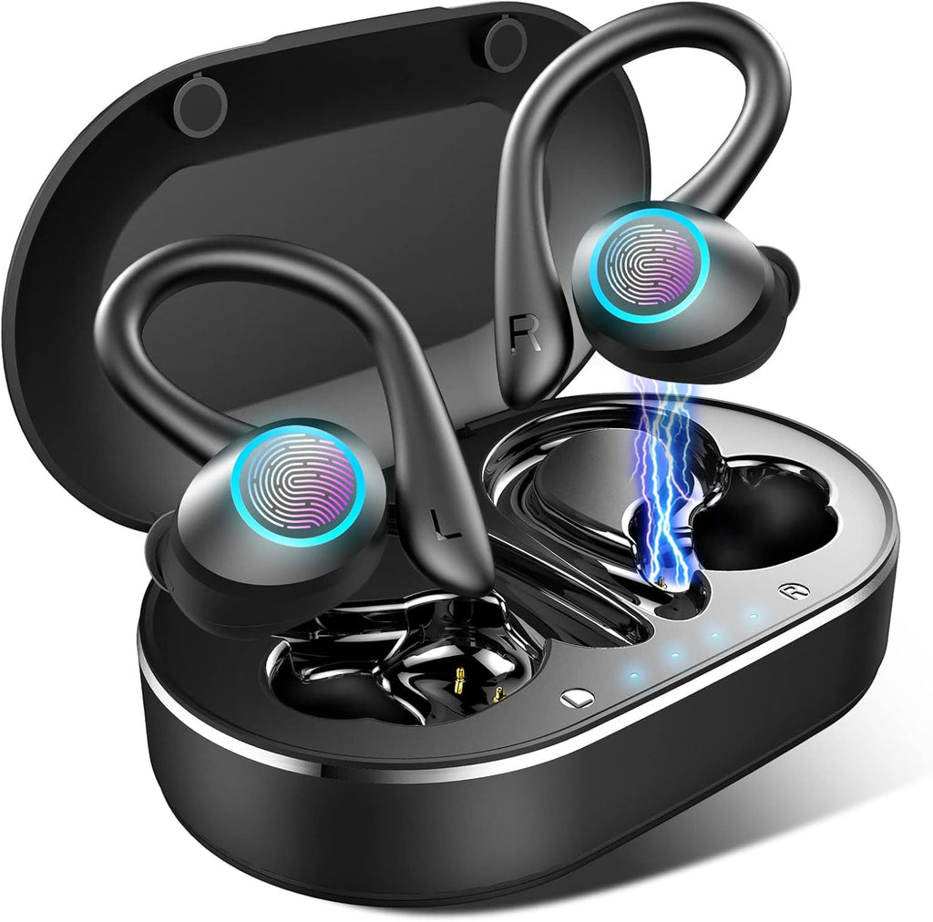 Wireless Bluetooth 5.1 Sport Earbuds with Earhooks, IP7 Waterproof, Pack of 2 V378