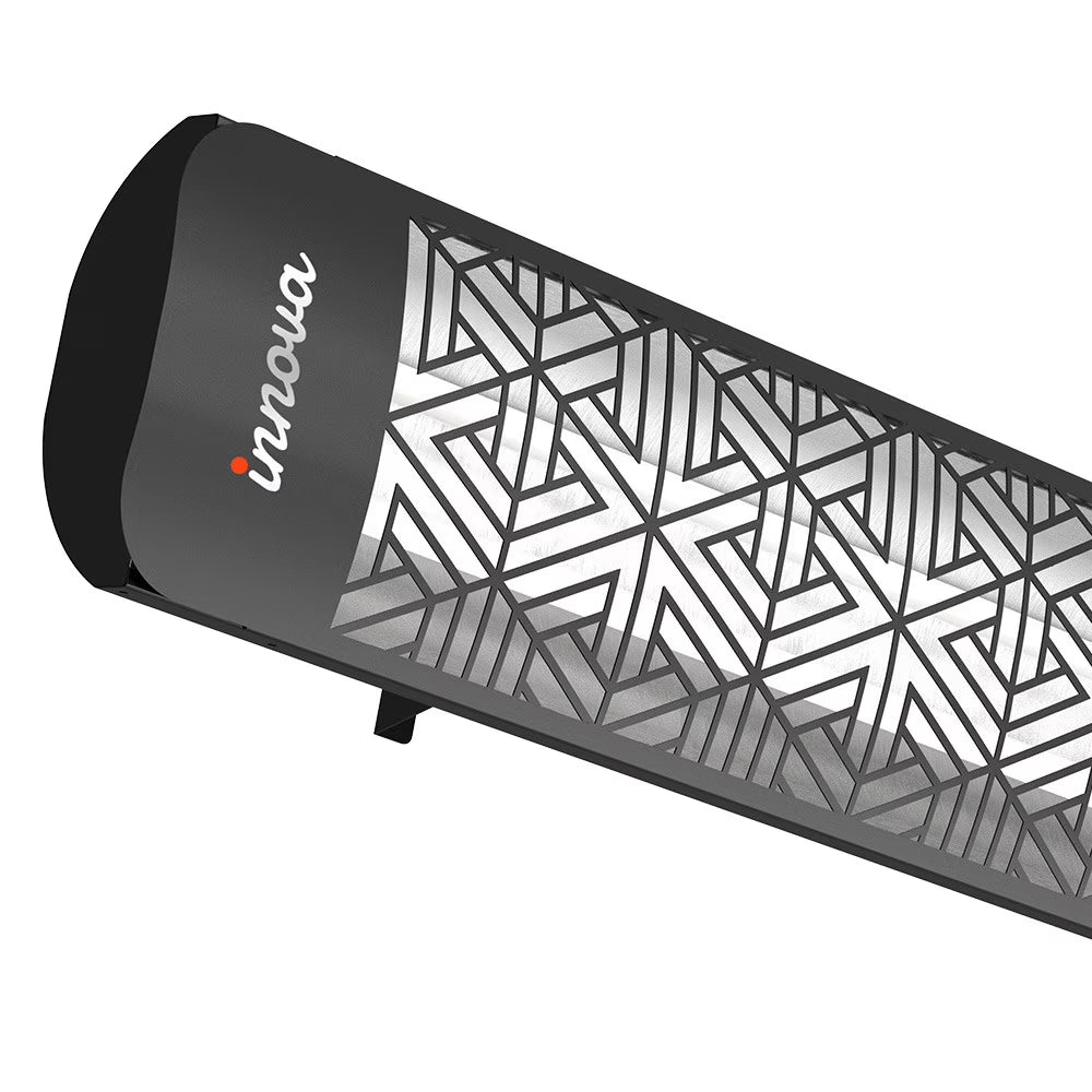 Black Finish Outdoor Wall Mount Electric Heater K1950