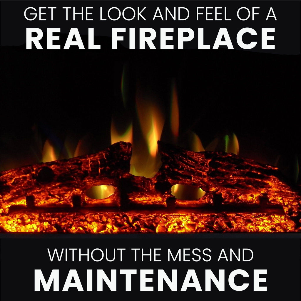 Slate Blue Electric Fireplace W61320