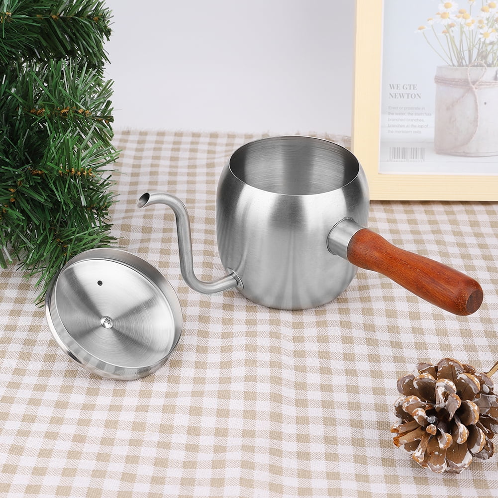 500ml Stainless Steel Coffee Drip Kettle Teapot Long Spout P395119
