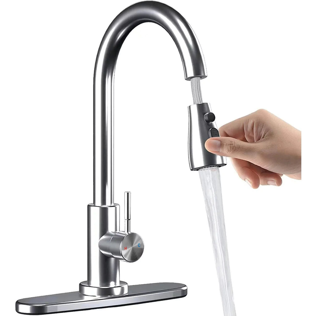 Kitchen Faucet with Pull Down Sprayer Single Handle W710