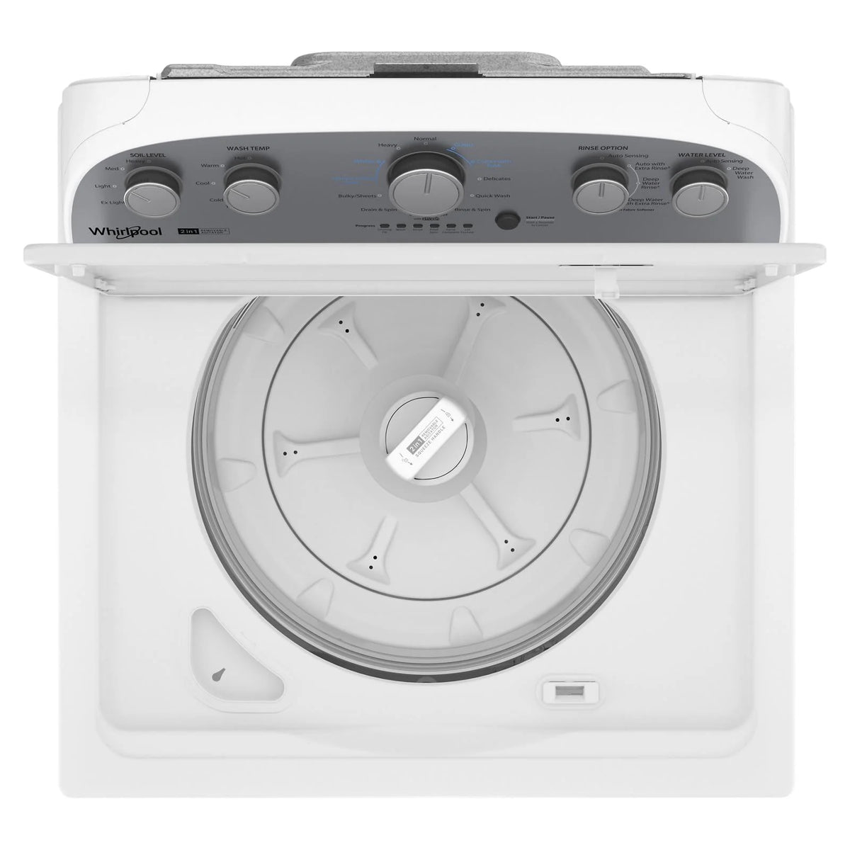 3.8 Cu Ft Top Load Washer with Removable Agitator F6370