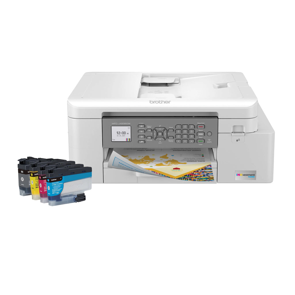 Color Inkjet All-in-One Printer with Duplex and Wireless Printing F704478