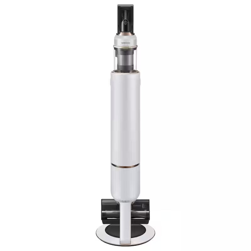 Cordless Stick Vacuum with Clean Station in Misty White G15549