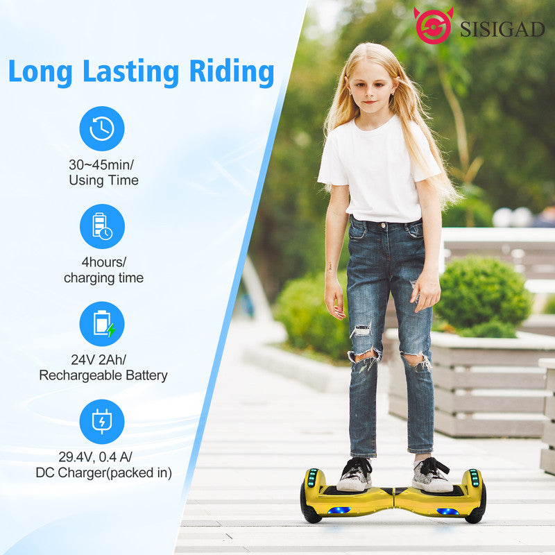 6.5 inch LED Hoverboard Self Balancing Scooter Q5783