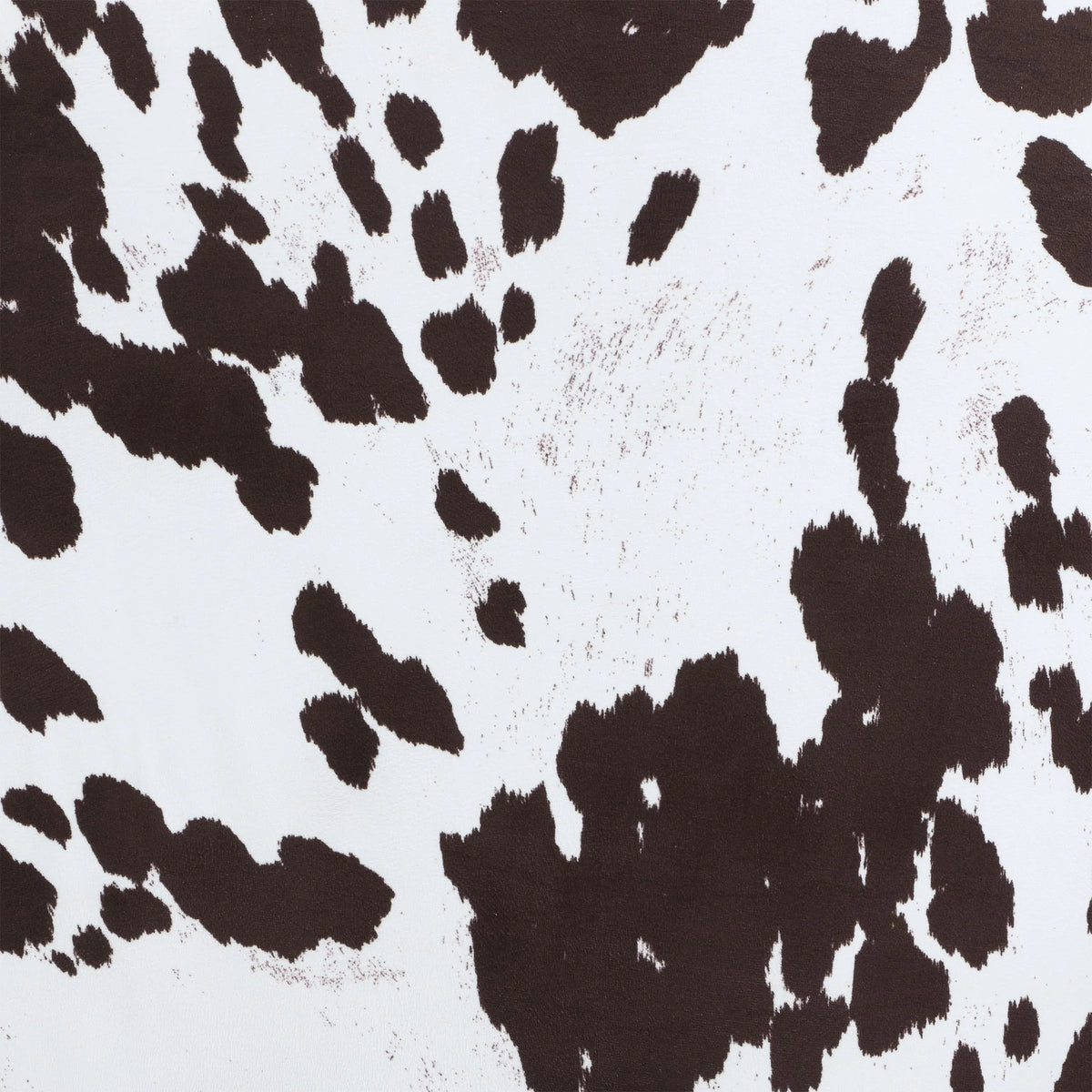 Brown Cow Print Accent Chair with Ottoman Q6243