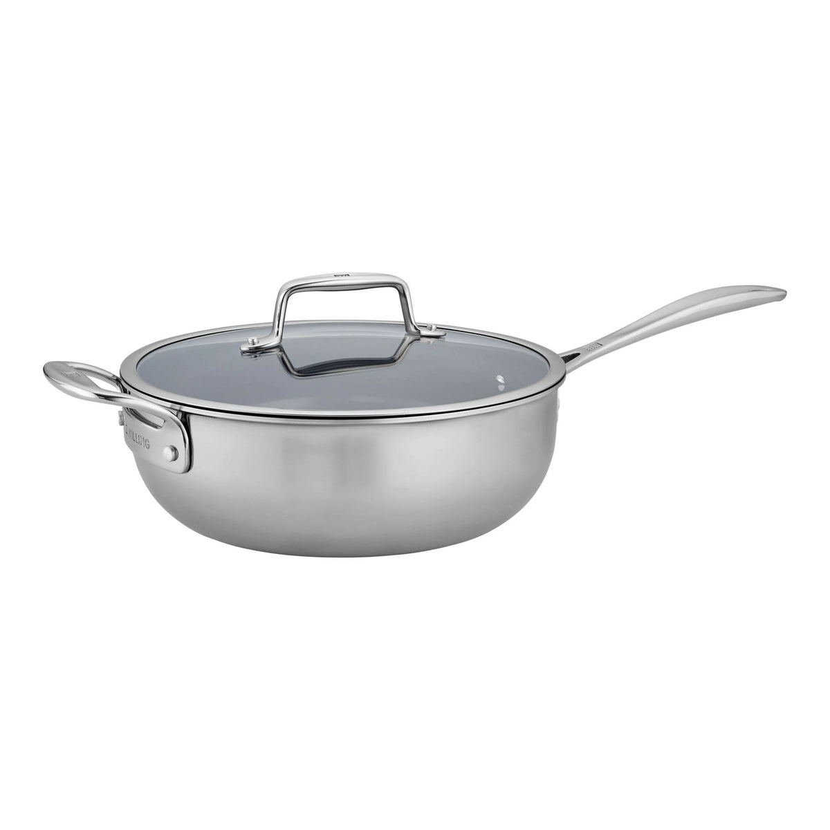 4.5 Qt Stainless Steel Ceramic Non-Stick Pan E3264