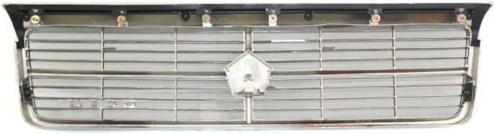 Chrome Shell Grille Assembly with Painted Black Insert X22854