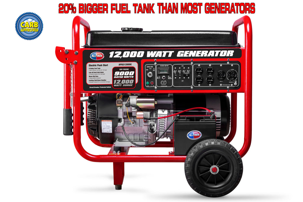 12000 Watt Portable Generator with Electric Start D99959