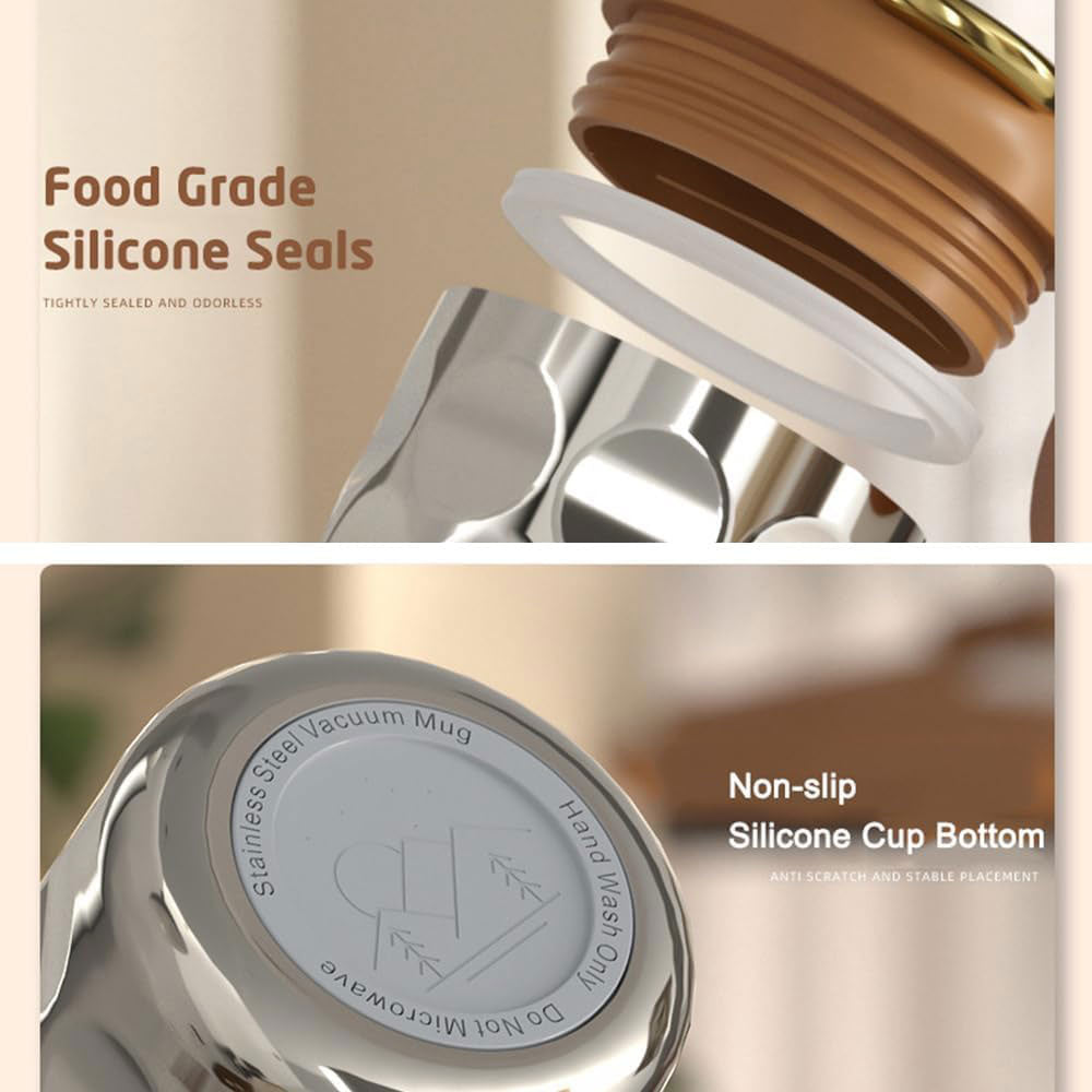 Smart Coffee Thermos with Temperature Display, 450ml P986835