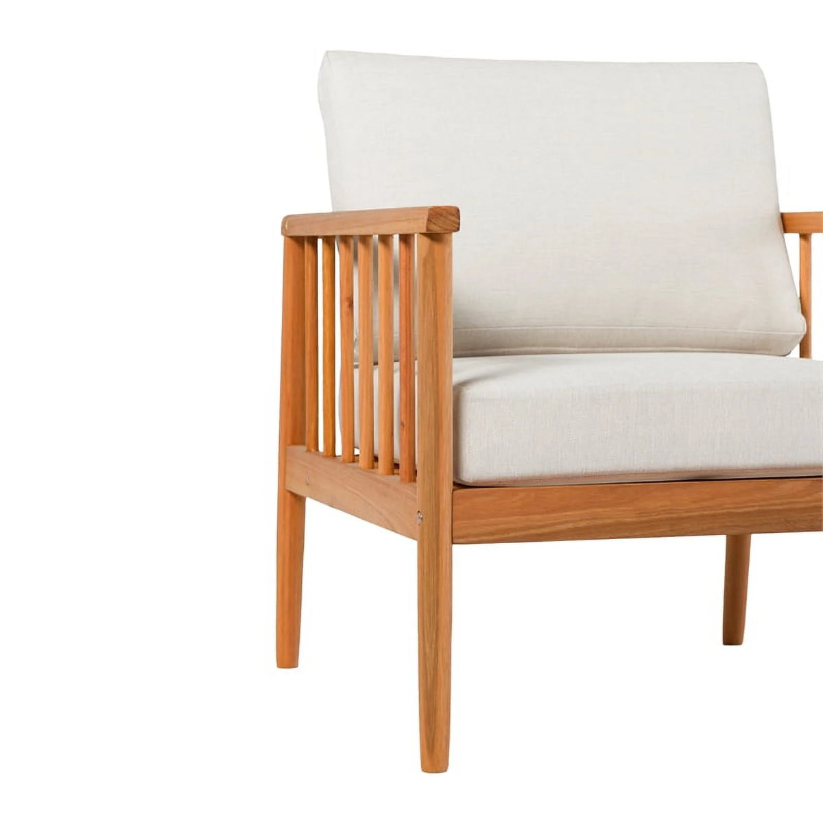 Solid Wood Spindle Lounge Chair O2917