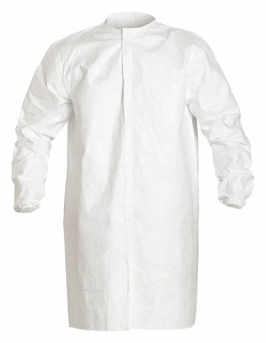 White Disposable Frock H5636