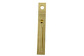Satin Brass/Black Single Cylinder Handleset with Lever O875