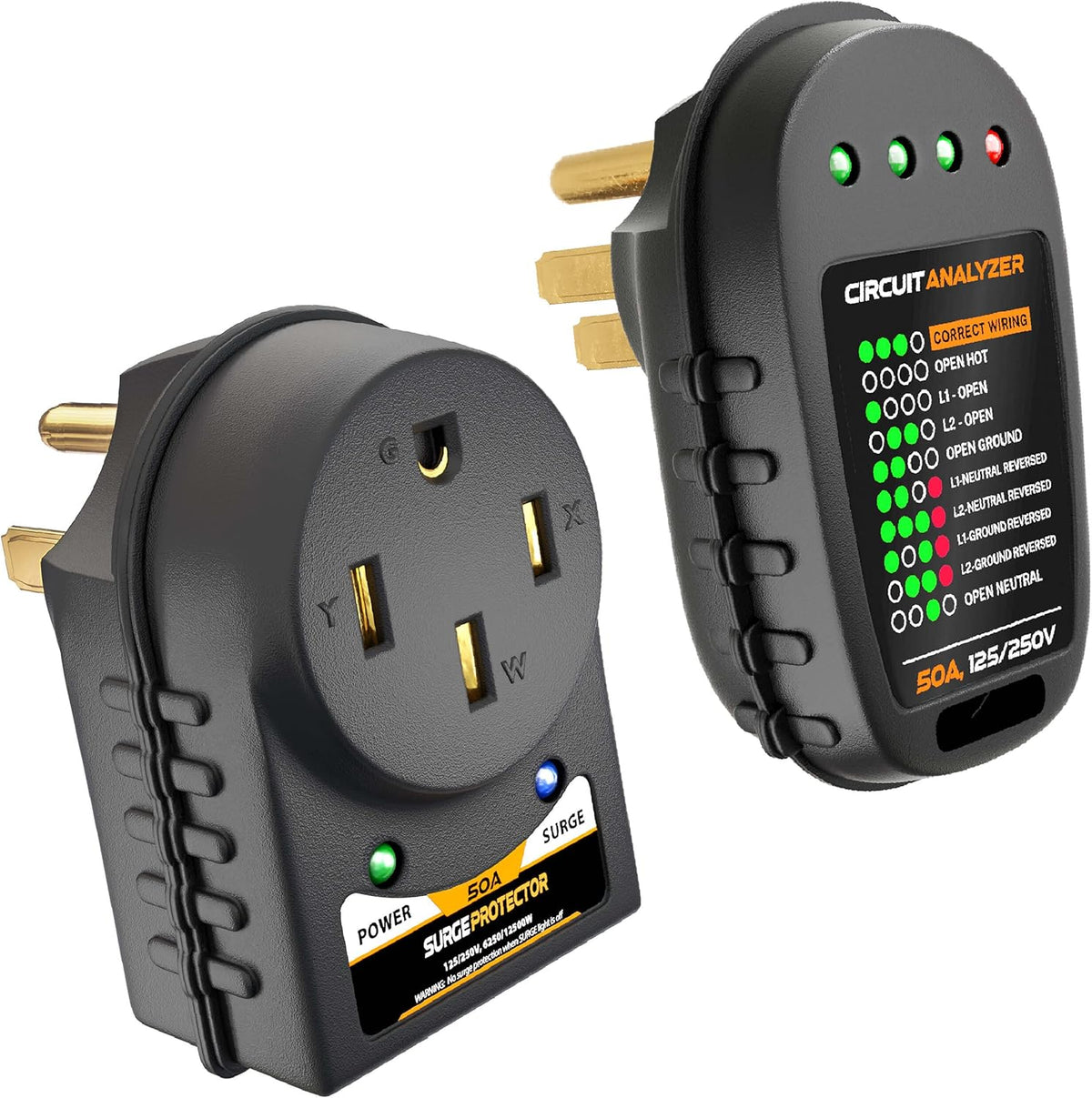 RV Surge Protector 50 Amp Circuit Analyzer Tester Module Pack of 2 J695