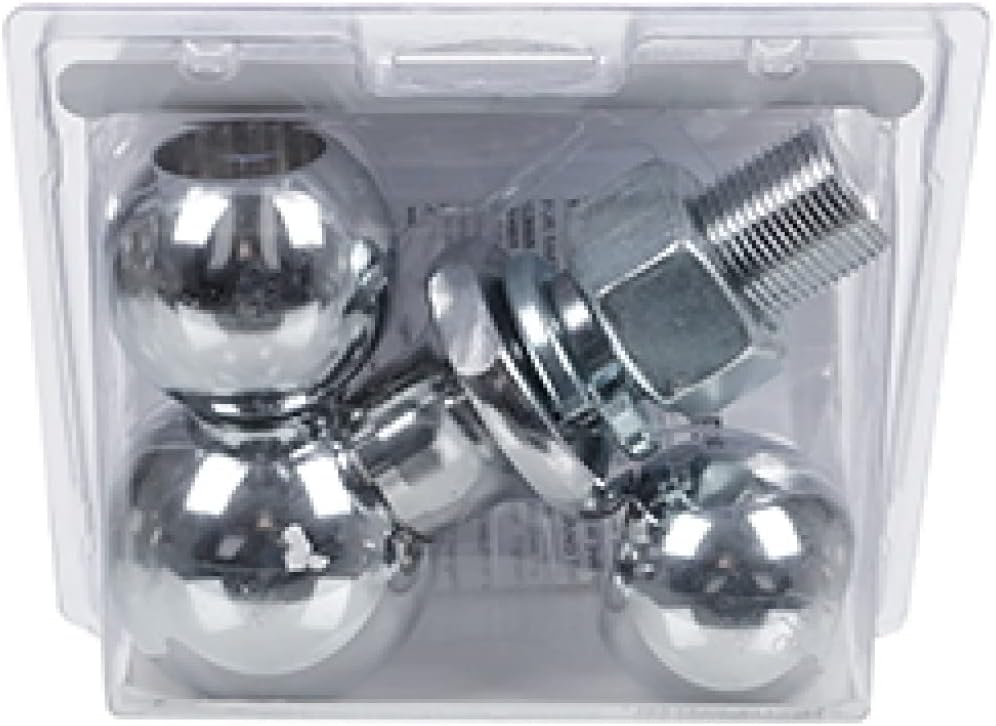 Trailer Hitch Ball, 8,000lbs. Capacity, 1 in. Shank, Chrome D885484