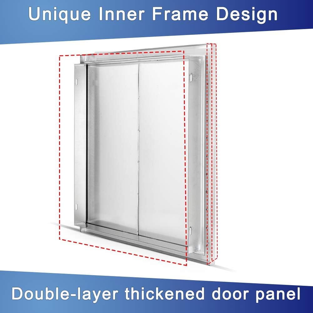 Outdoor Kitchen Single Access Door Stainless Steel D18474