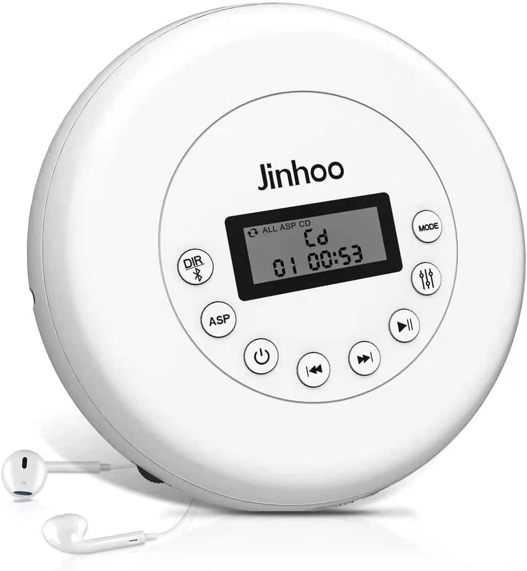 Portable CD Player with Bluetooth, LCD Display, Pack of 2 Z1988