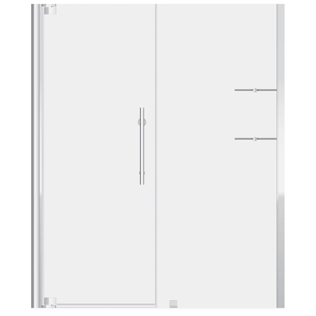 Chrome Pivot Shower Door Trim Q2079