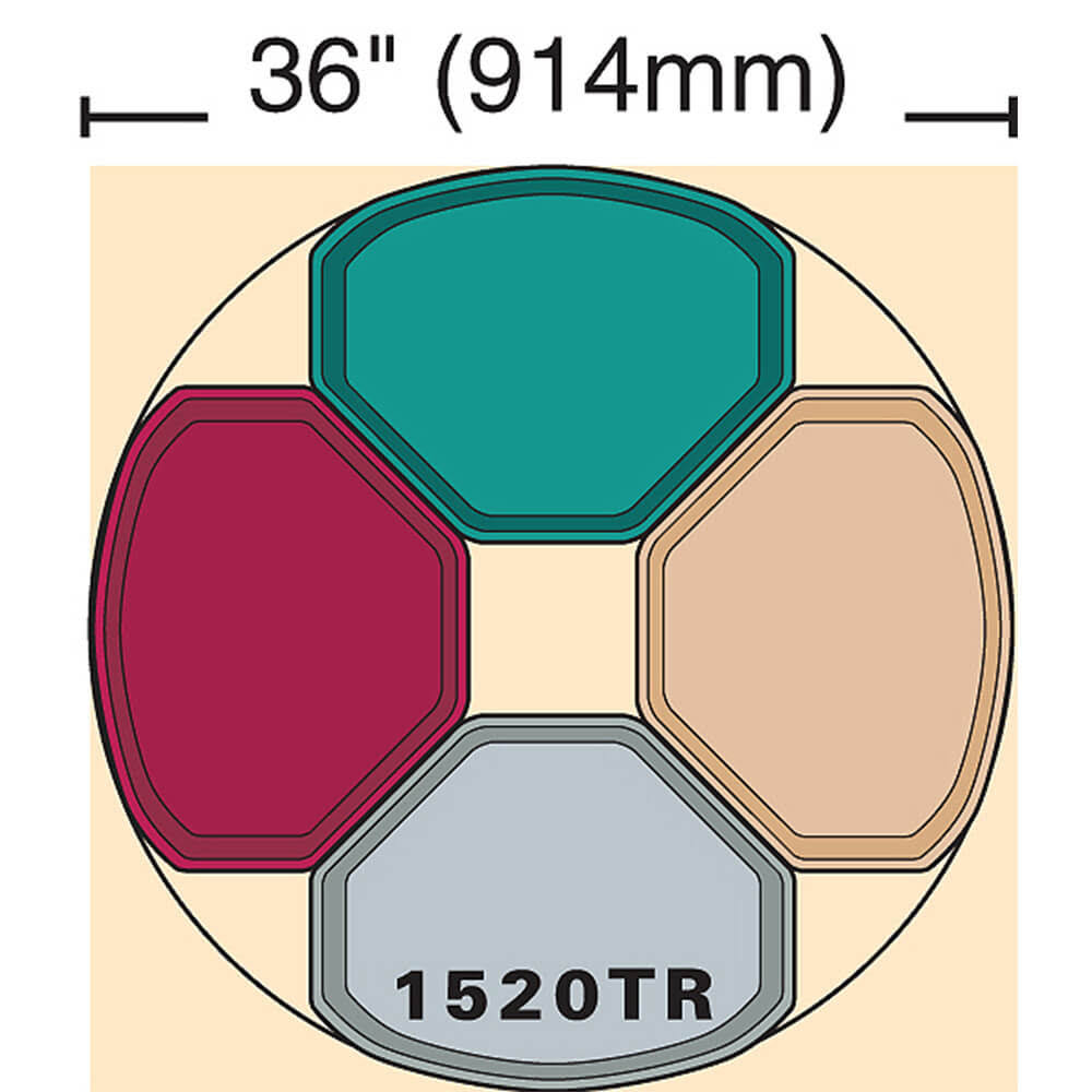 Brazil Brown Fiberglass Trapezoid Camtray X556