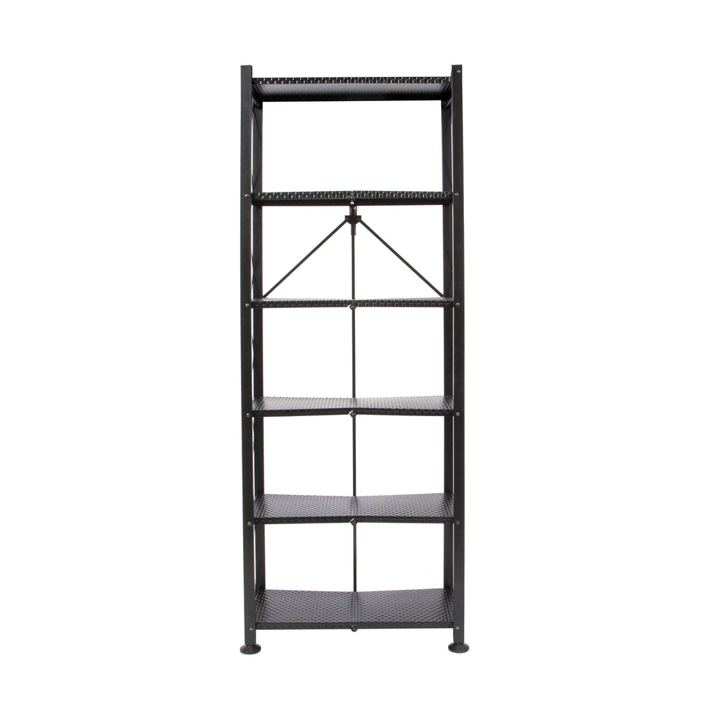 Black 6-Tier Book Shelf H1468