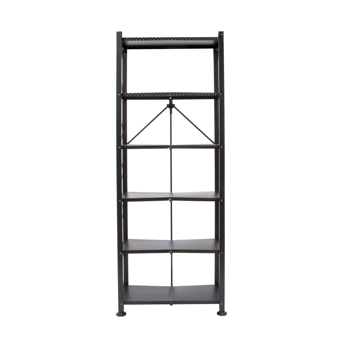 Black 6-Tier Book Shelf H1468