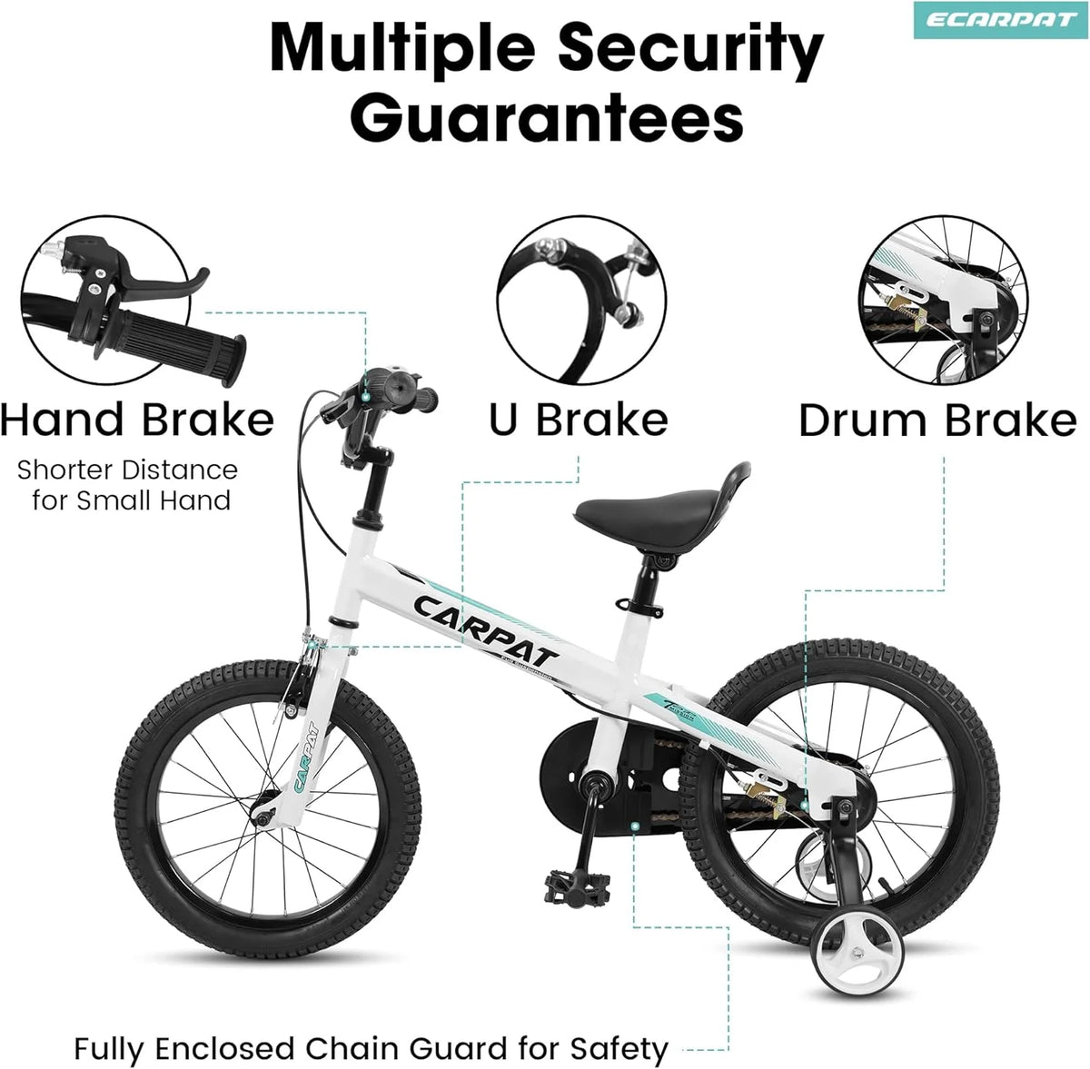 14 Inch Boys Bike with Training Wheels Y5814