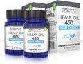 Hemp Oil 450 Capsules 2 Pack 60ct Organic with MCT Oil Q6673