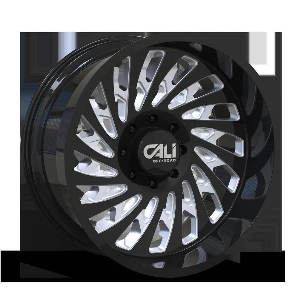 Black Milled 20x10 8x180 Wheel F4059