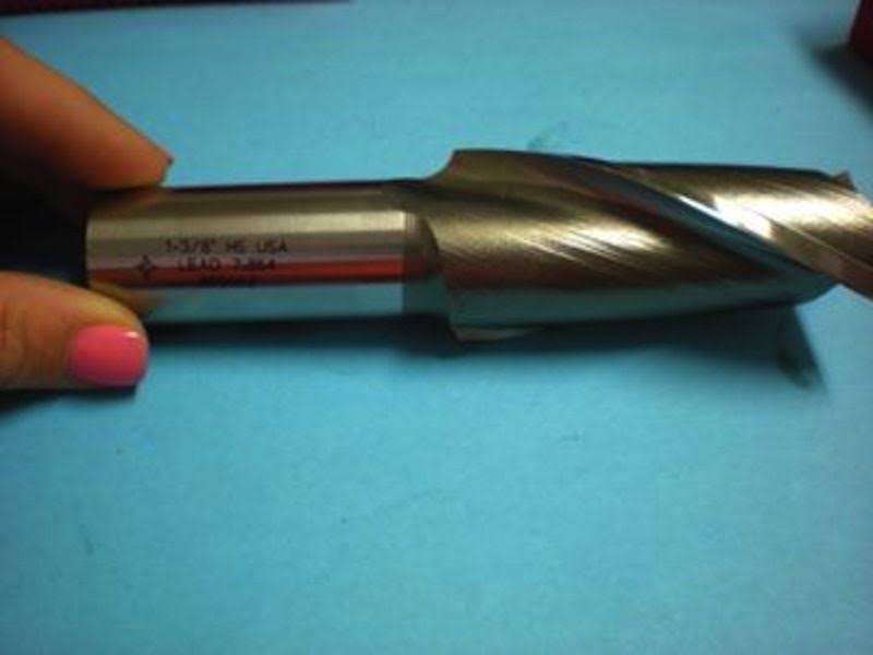 Sq. End Mill, Single End, HSS, 1-3/8 Q331450
