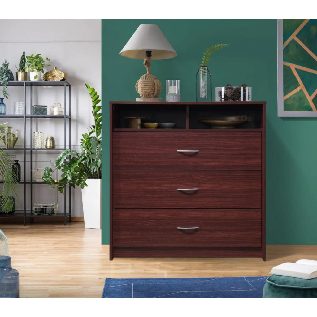 3-Drawer Dresser with Shelf R6823