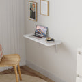 Wall-Mounted Drop-Leaf Folding Table White M59414